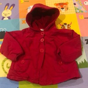 George Hooded Button-Up Swing Jacket (2T)